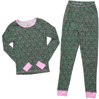 Just Love Girls Printed Pajama Sets - Snug Fitting Cotton PJ Tops & Bottoms for Girls