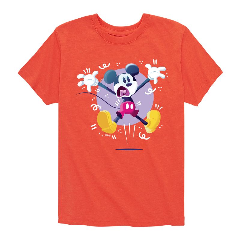 Boys' - Disney - Mickey Jump Short Sleeve Graphic T-Shirt