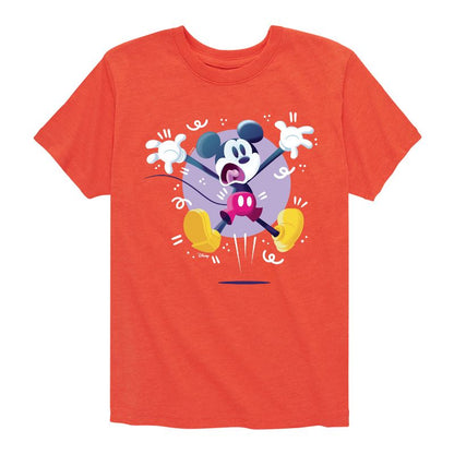 Boys' - Disney - Mickey Jump Short Sleeve Graphic T-Shirt