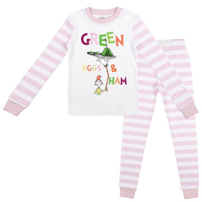 Green Eggs & Ham Sam-I-Am Girl's 2-Pack Pajama Set