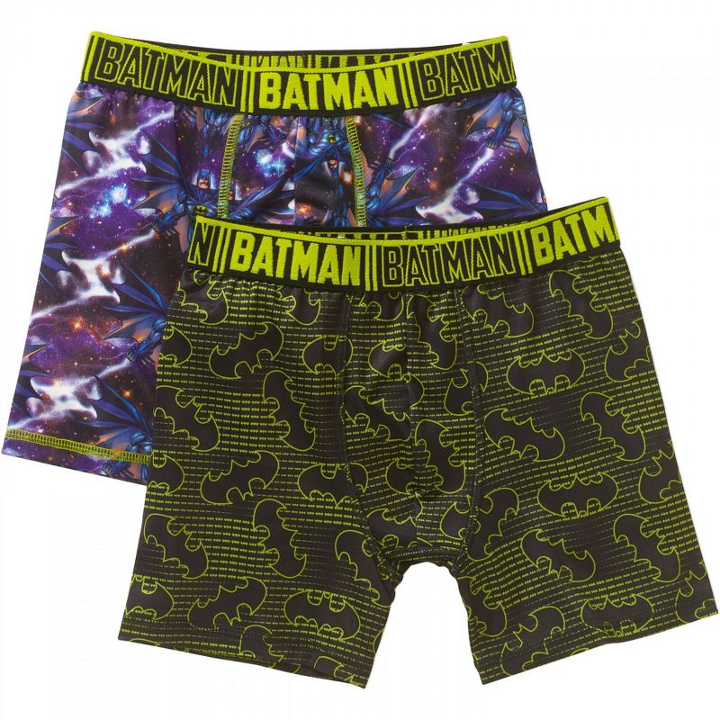 Kids Batman Dynamic Space 2-Pack Boxer Briefs