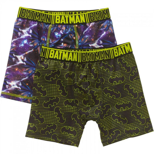 Kids Batman Dynamic Space 2-Pack Boxer Briefs