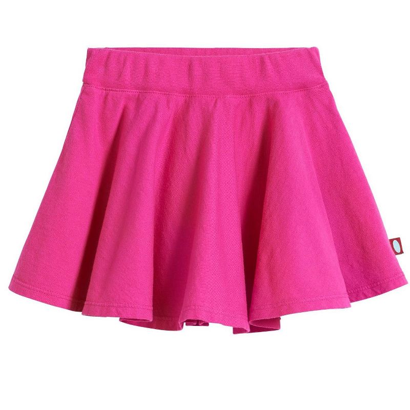 City Threads USA-Made Cotton Soft Girls Jersey Twirly Skirt