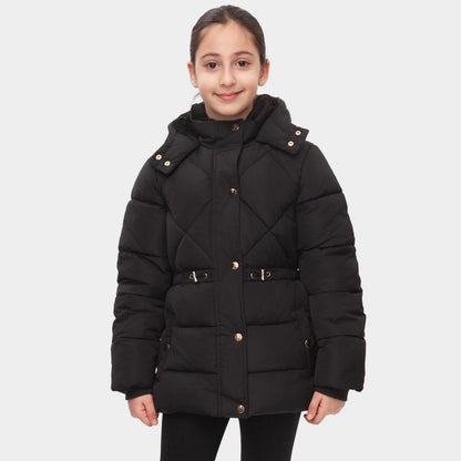Rokka&Rolla Girls' Quilted Coat Puffer Jacket