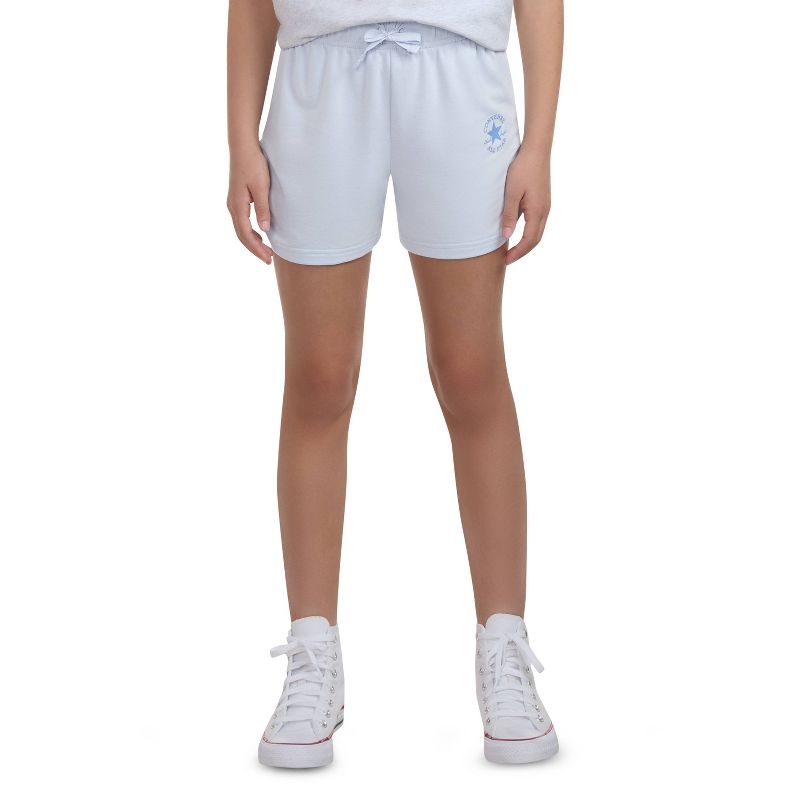 Converse® Girls' French Terry Ruched Side Shorts