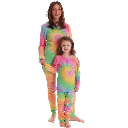 مجموعة ملابس نوم حرارية متناسقة دافئة من Just Love Tie Dye Mommy &amp; Me للنساء والأطفال