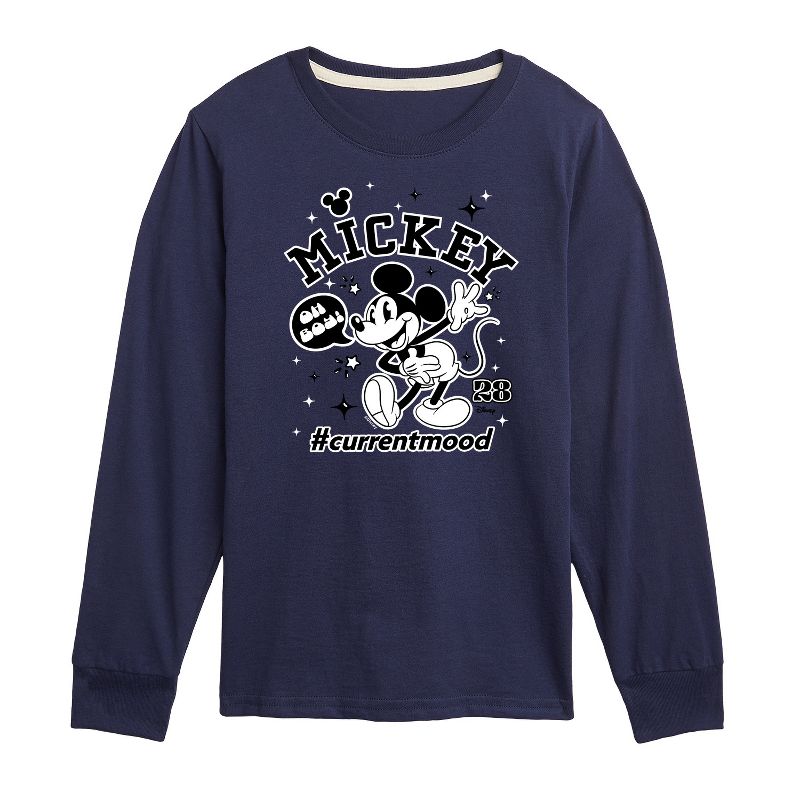 Boys' - Disney - Mickey Mouse Long Sleeve Graphic T-Shirt