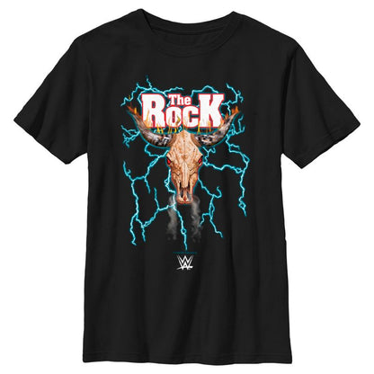 تي شيرت WWE The Rock Electric Bull Logo للأولاد