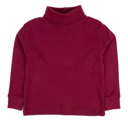 Leveret Kids Solid Classic Color Turtleneck