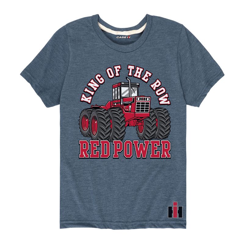 Boys' - Case IH - King Of The Row Red Power Short Sleeve Graphic T-Shirt