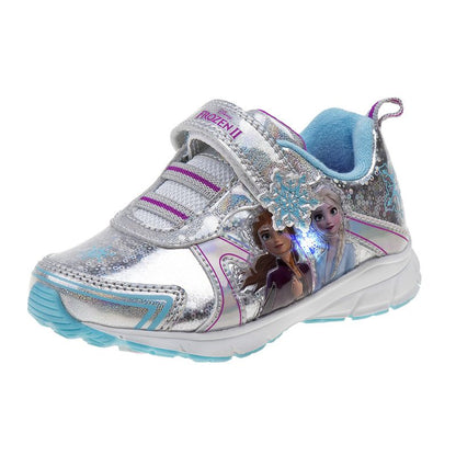 Disney Girls Frozen Light Up Laceless Running Shoes (Toddler/Little Girl)