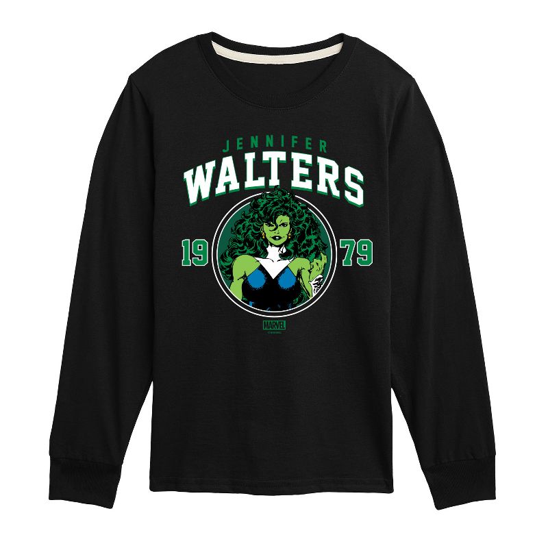Boys' - Marvel - She-Hulk Walters Long Sleeve Graphic T-Shirt