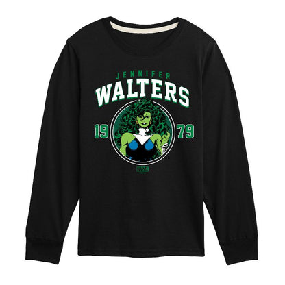 Boys' - Marvel - She-Hulk Walters Long Sleeve Graphic T-Shirt
