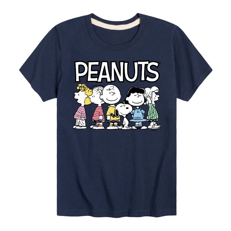 تي شيرت جرافيكي بأكمام قصيرة من Peanuts للأولاد - Peanuts Crew