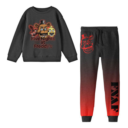 Five Nights At Freddy's Character Art Boy's 2-Pack Crew Neck Sweatshirt & Joggers Set