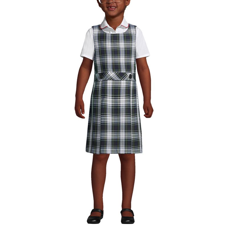 Lands' End Kids Uniform Plaid Jumper