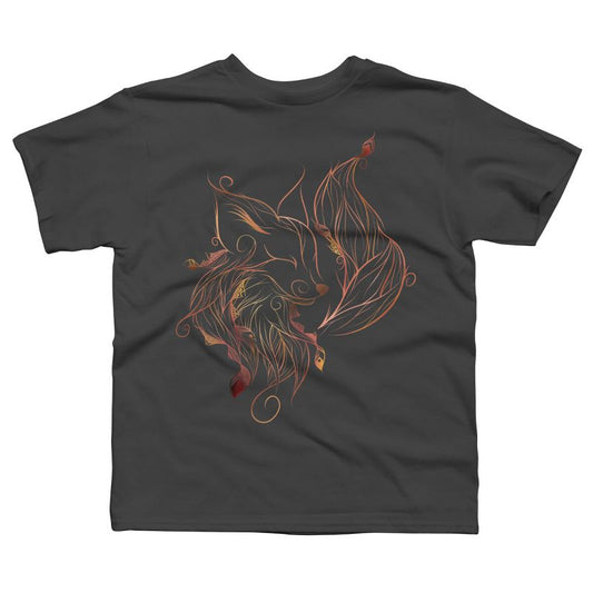 تي شيرت بتصميم بشري للأولاد من Fox By LouJah