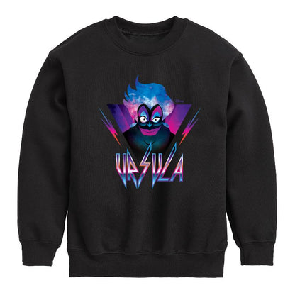Boys' - Disney Villains - Ursula Glam Rock Graphic Long Sleeve Fleece Sweatshirt