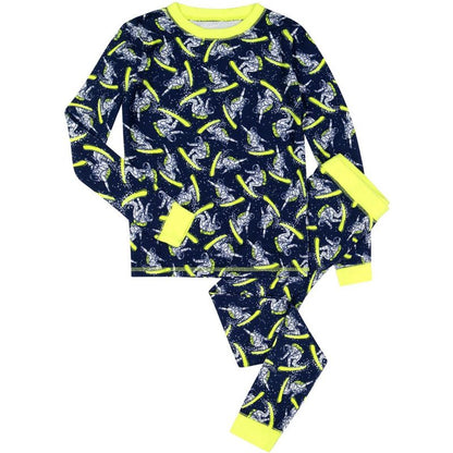 Sleep On It Boys 2-Piece Super Soft Jersey Snug-Fit Pajama Set - Toddler Pajamas to Boys Pajama Sets