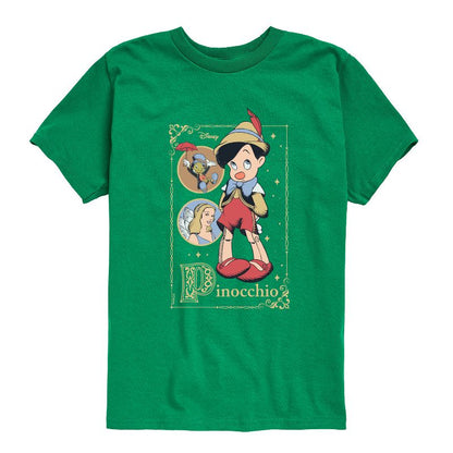 Boys' - Disney - Pinocchio Short Sleeve Graphic T-Shirt