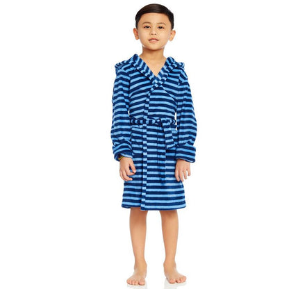 Leveret Kids Fleece Hooded Robe