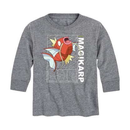 تي شيرت ماجيكارب للأولاد بأكمام طويلة ورسومات بوكيمون