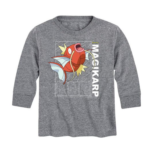 تي شيرت ماجيكارب للأولاد بأكمام طويلة ورسومات بوكيمون