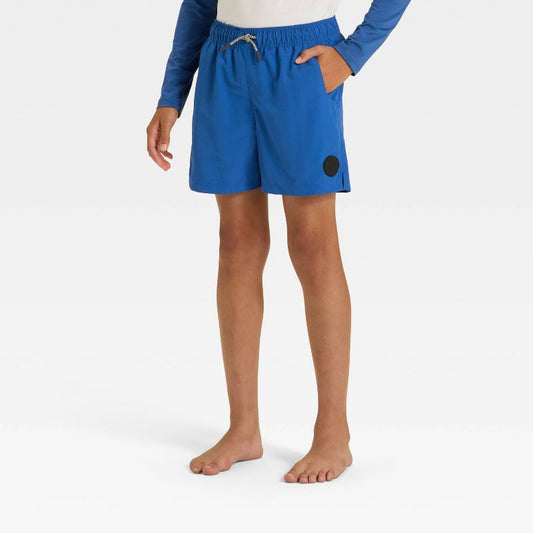 Boys' Solid Trunks - art class™ Blue