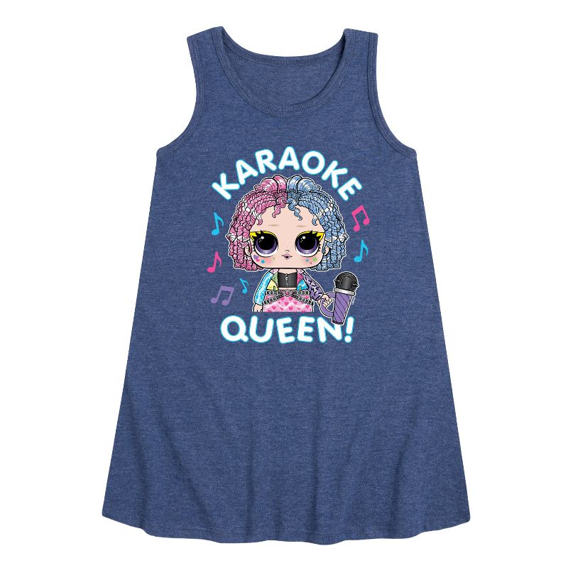 Girls' - LOL Surprise! - Karaoke Queen Graphic Sleeveless Aline Dress