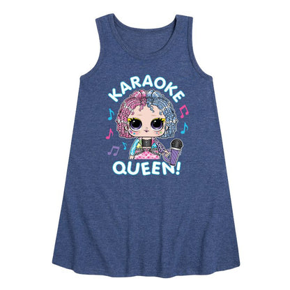 Girls' - LOL Surprise! - Karaoke Queen Graphic Sleeveless Aline Dress