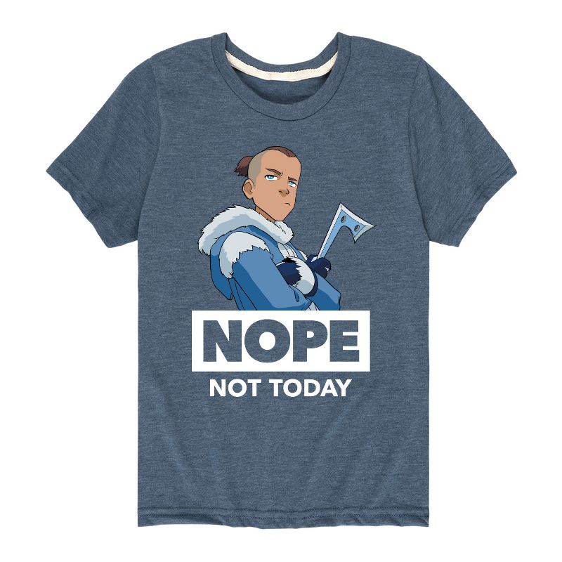 Boys' - Avatar: The Last Airbender - Sokka Nope Not Today Short Sleeve Graphic T-Shirt