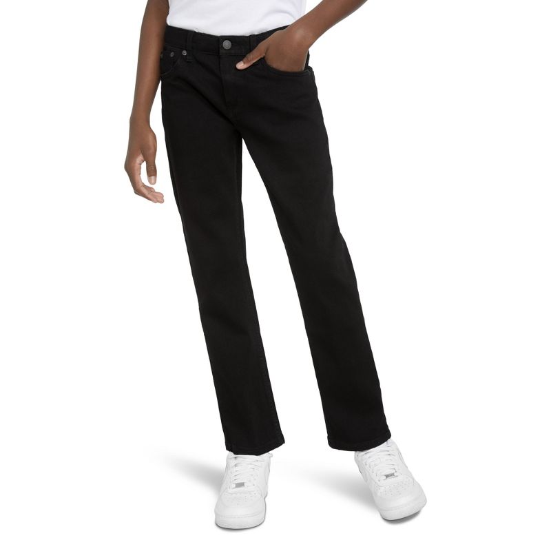بنطلون جينز Levi's® للأولاد 511 Slim Fit Performance - أسود