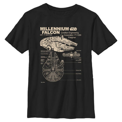 Boys Star Wars Corellian Freighter T Shirt