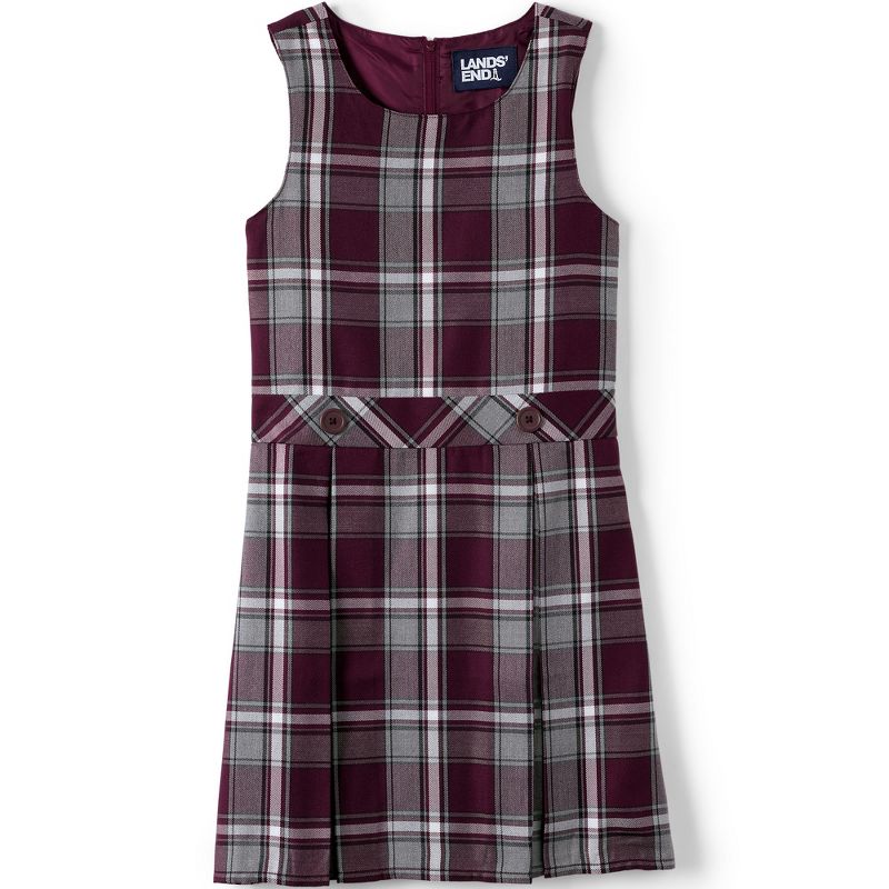 Lands' End Kids Uniform Plaid Jumper