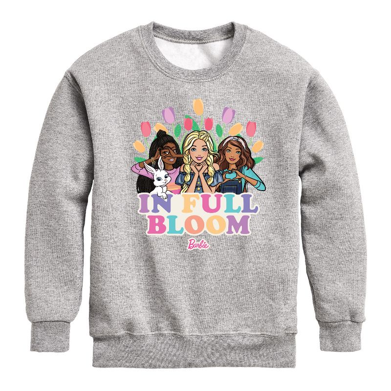 Boys' - Barbie - Easter Graphic Long Sleeve Fleece Sweatshirt
