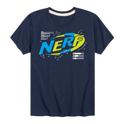 تي شيرت جرافيكي بأكمام قصيرة بشعار نيرف للأولاد - NERF