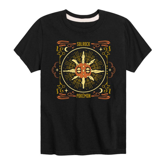 Boys' - Pokémon - Solrock Celestial Short Sleeve Graphic T-Shirt