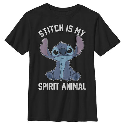 Boy's Lilo & Stitch Experiment 626 Spirit Animal T-Shirt