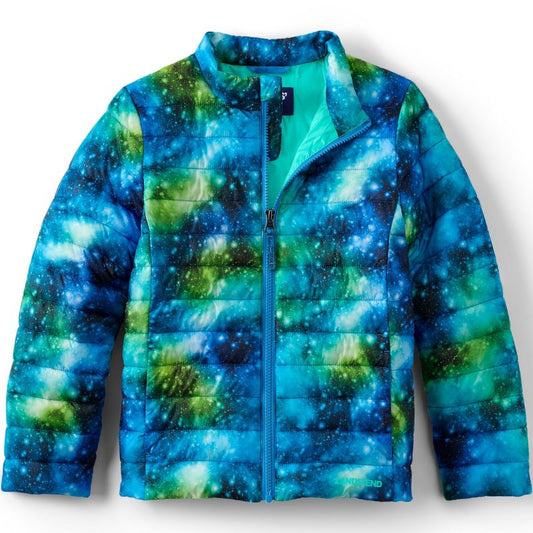 سترة Lands' End Kids المعزولة بالريش ThermoPlume البديلة