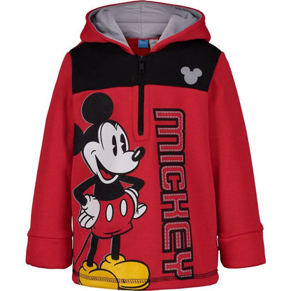 Disney Mickey Mouse Puppy Dog Pals Toy Story Cars Lion King Winnie the Pooh Monsters Inc. Fleece Half Zip Hoodie Toddler
