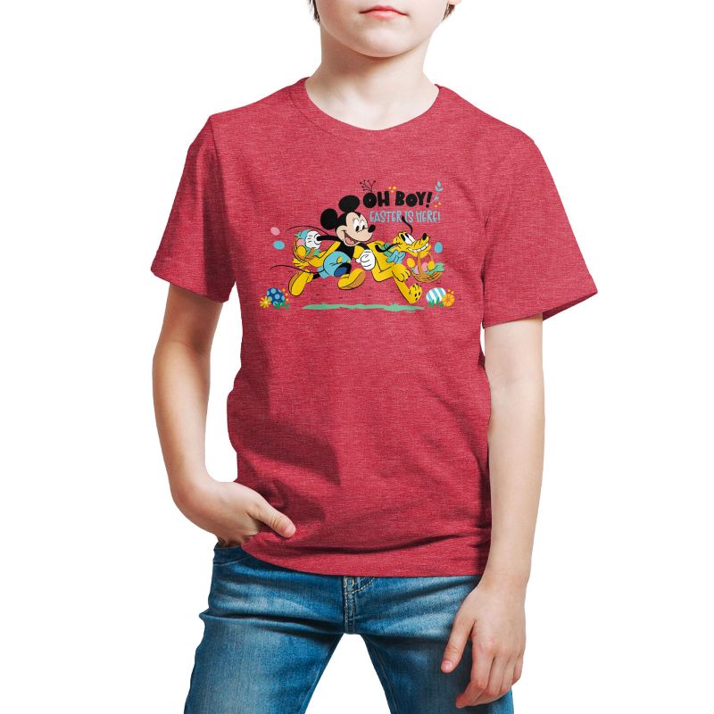Boys' - Disney - Oh Boy Easter Is Here Short Sleeve Graphic T-Shirt