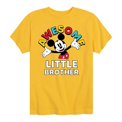 Boys' - Disney - Awesome Little Brother Short Sleeve Graphic T-Shirt