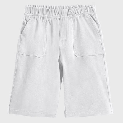 شورت جيرسي ناعم من City Threads للأولاد مصنوع من القطن بعامل حماية من أشعة الشمس فوق البنفسجية 50+ بثلاثة جيوب - صنع في الولايات المتحدة الأمريكية (الجزء الثاني)