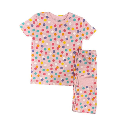 BenBen Colorful Dots Shorts Sleeve Pajamas