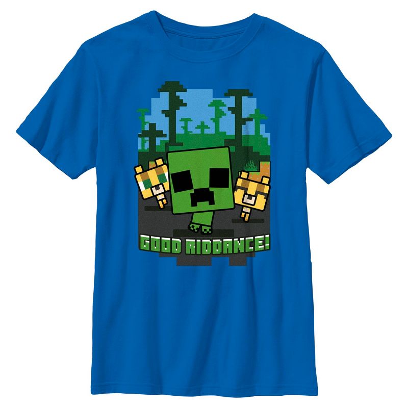 تي شيرت ماين كرافت للأولاد "خلاص يا ماين كرافت"