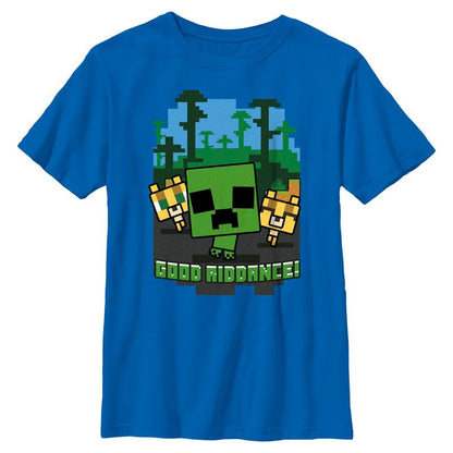 تي شيرت ماين كرافت للأولاد "خلاص يا ماين كرافت"