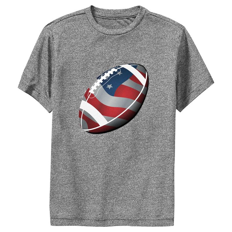 Boy's Lost Gods American Flag Football Performance Tee