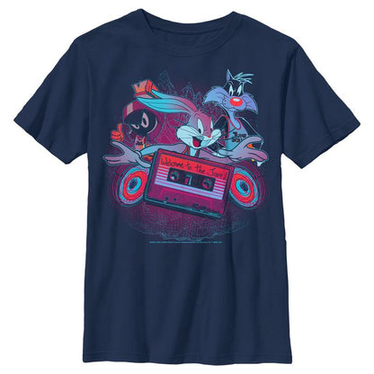 Boy's Space Jam: A New Legacy Welcome to the Jam Mix Tape T-Shirt