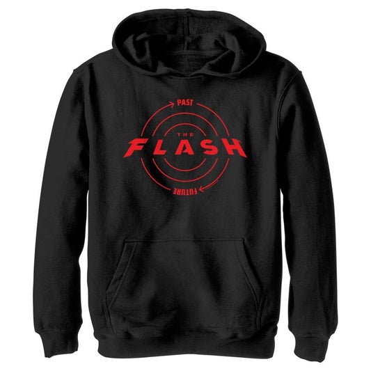 Boy's The Flash Time Travel Logo Pull Over Hoodie