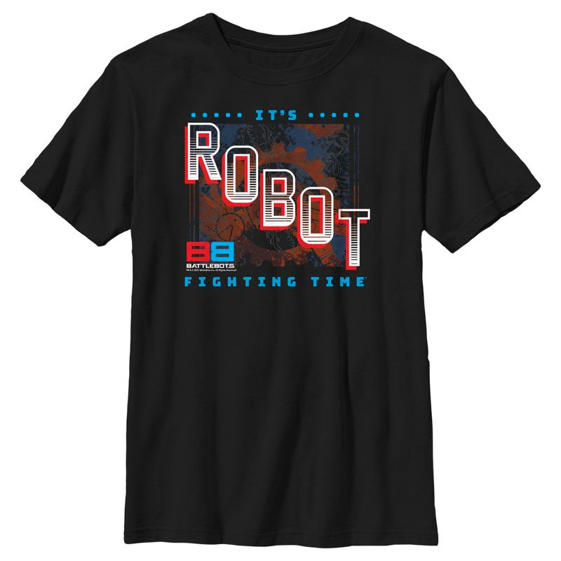 تي شيرت Battlebots It's Robot Fighting Time للأولاد